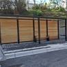 Wartehallen SHARP PM-VBB Seddin mit Gründach und Holzrückwand